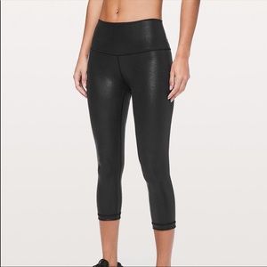 NWT LULULEMON LUMB Crop Wunder Under 21'
